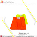 جلیقه ایمنی شبرنگ دار سبز و نارنجی - تصویر 4